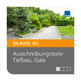 Ausschreibungstexte Tiefbau/GaLa