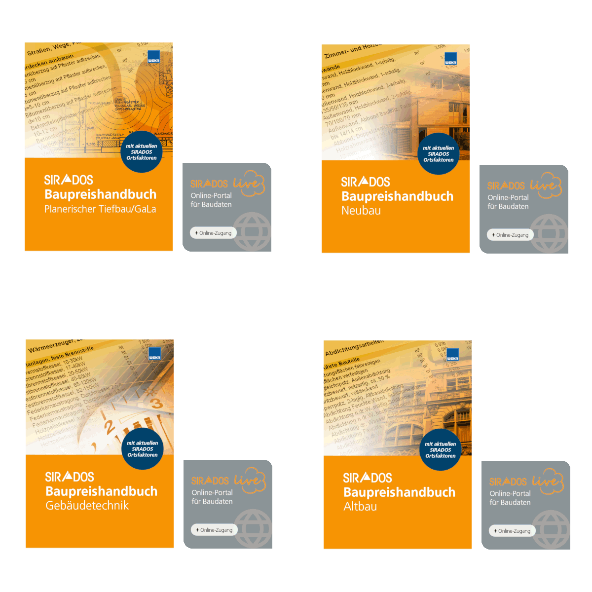 Baupreishandbücher für Neubau, Altbau, Tiefbau, Gebäudetechnik Baupreishandbücher für Neubau, Altbau, Tiefbau, Gebäudetechnik