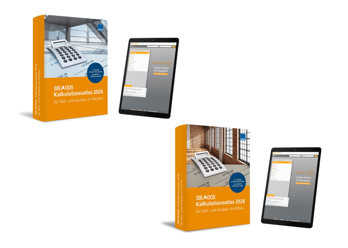 Kalkulationsatlas für Neubau und Altbau Kalkulationsatlas für Neubau und Altbau