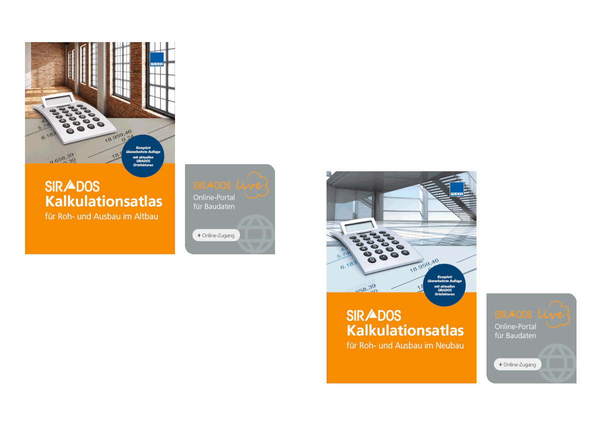 Kalkulationsatlas für Neubau und Altbau Kalkulationsatlas für Neubau und Altbau