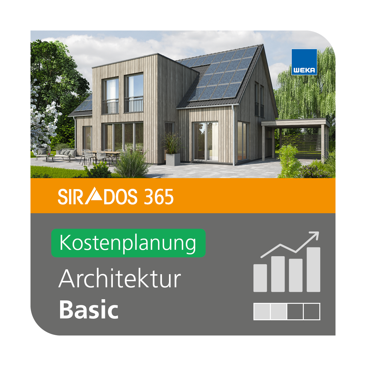 Produktabbildung des Kostenplanungspakets für Neubau und Altbau Produktabbildung des Kostenplanungspakets für Neubau und Altbau