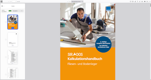 Leseprobe Kalkulationshandbuch Fliesenleger Bodenleger