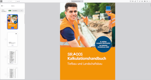 Leseprobe Kalkulationshandbuch Tiefbau und Landschaftsbau