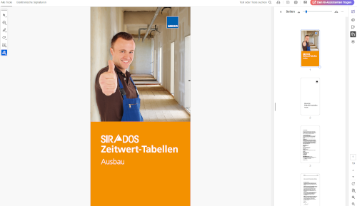 Zeitwert-Tabellen Ausbau Leseprobe Leseprobe Zeitwert-Tabellen Ausbau